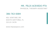 Mr. Felix Physical Therapy Assistant