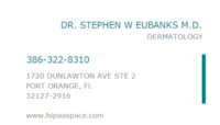 Dr. Stephen W. Eubanks, M.D.